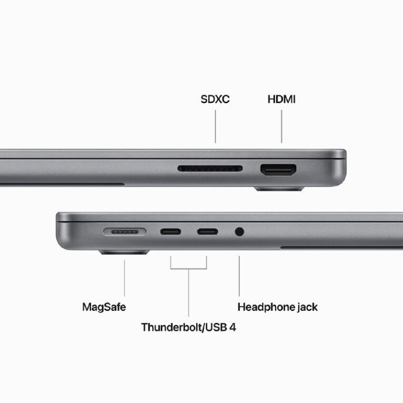 مک بوک پرو 14"  MR7K3 LL/A پردازنده M3-2023 سیلور