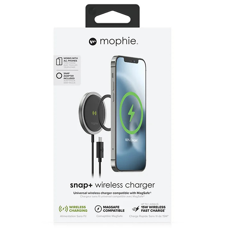 شارژر بی سیم موفی مدل Snap+ Wireless Charger MagSafe